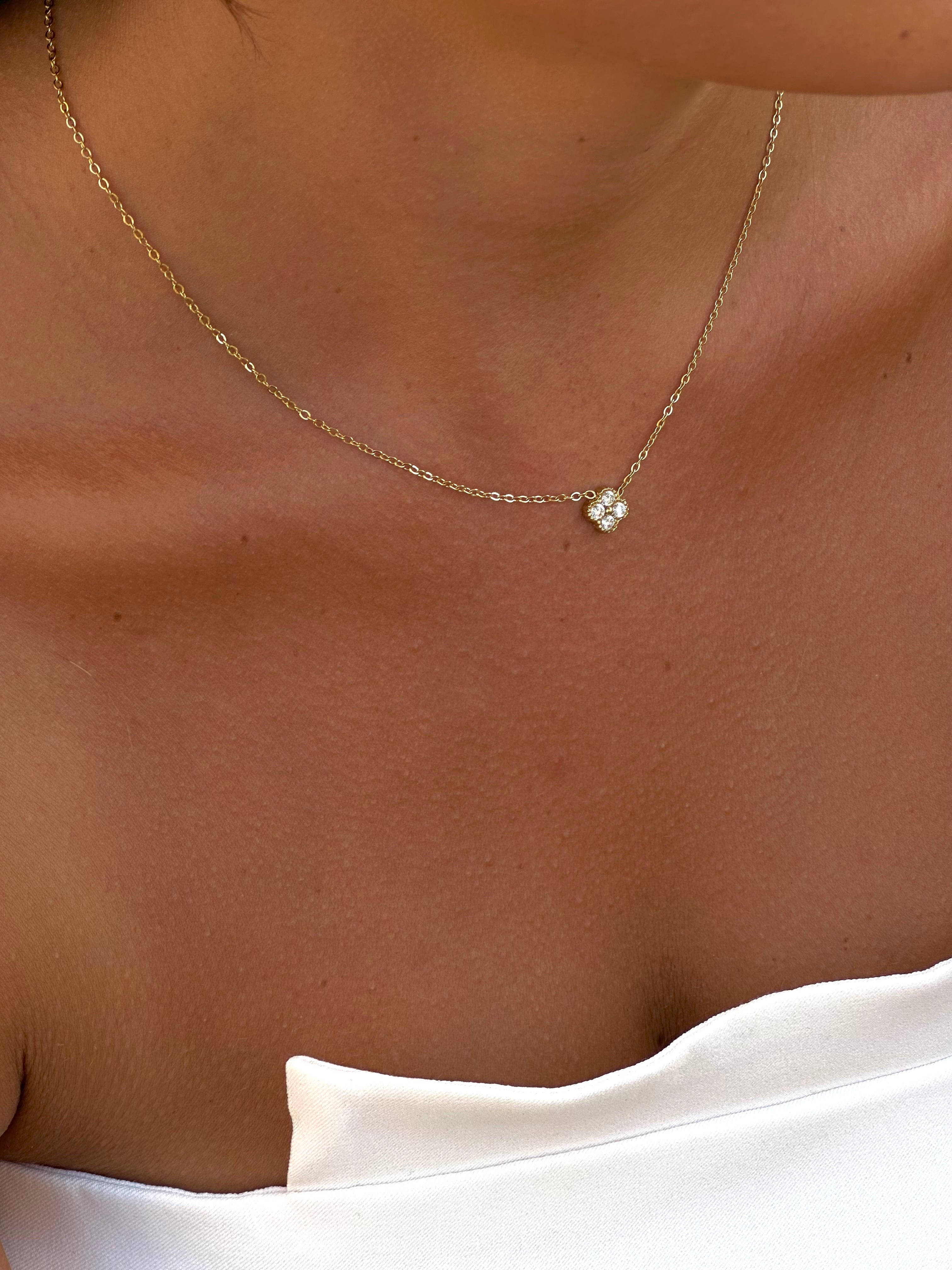 Collier trèfle