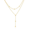 Collier Trèfles double