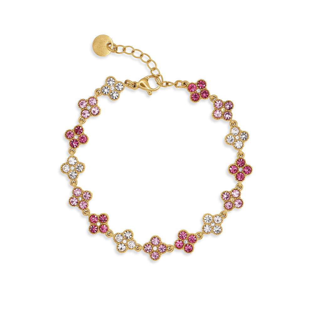 Bracelet Clover Pink