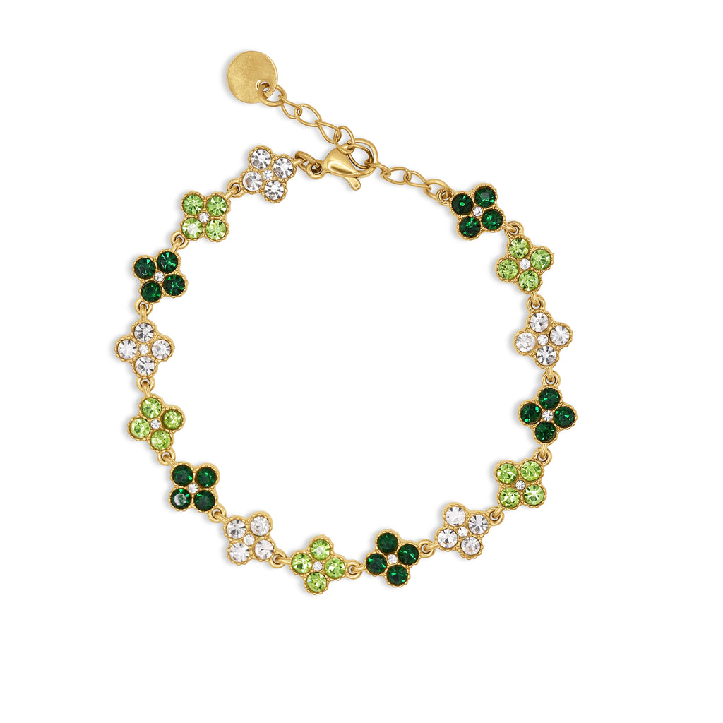 Bracelet Clover Green