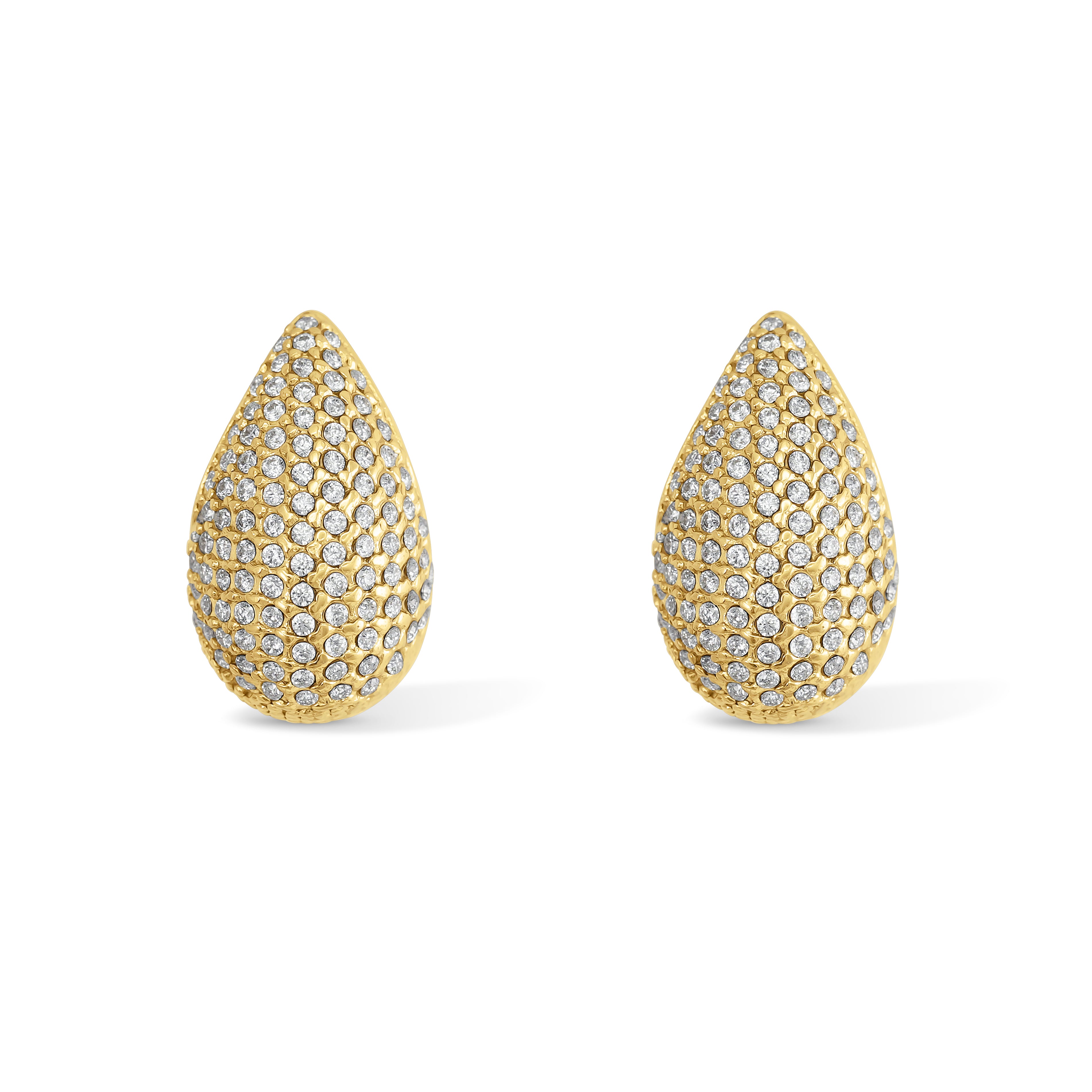 Boucles Goutte strass