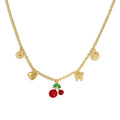 Collier cerise