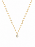 Collier double pear