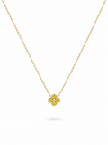 Collier trèfle yellow