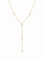 Y-shaped Diamond Necklace