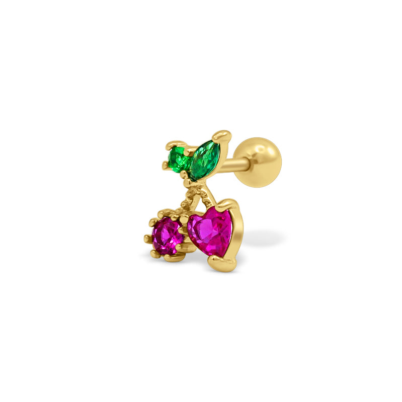 Piercing cerise