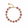 Bracelet Clover multi Pink