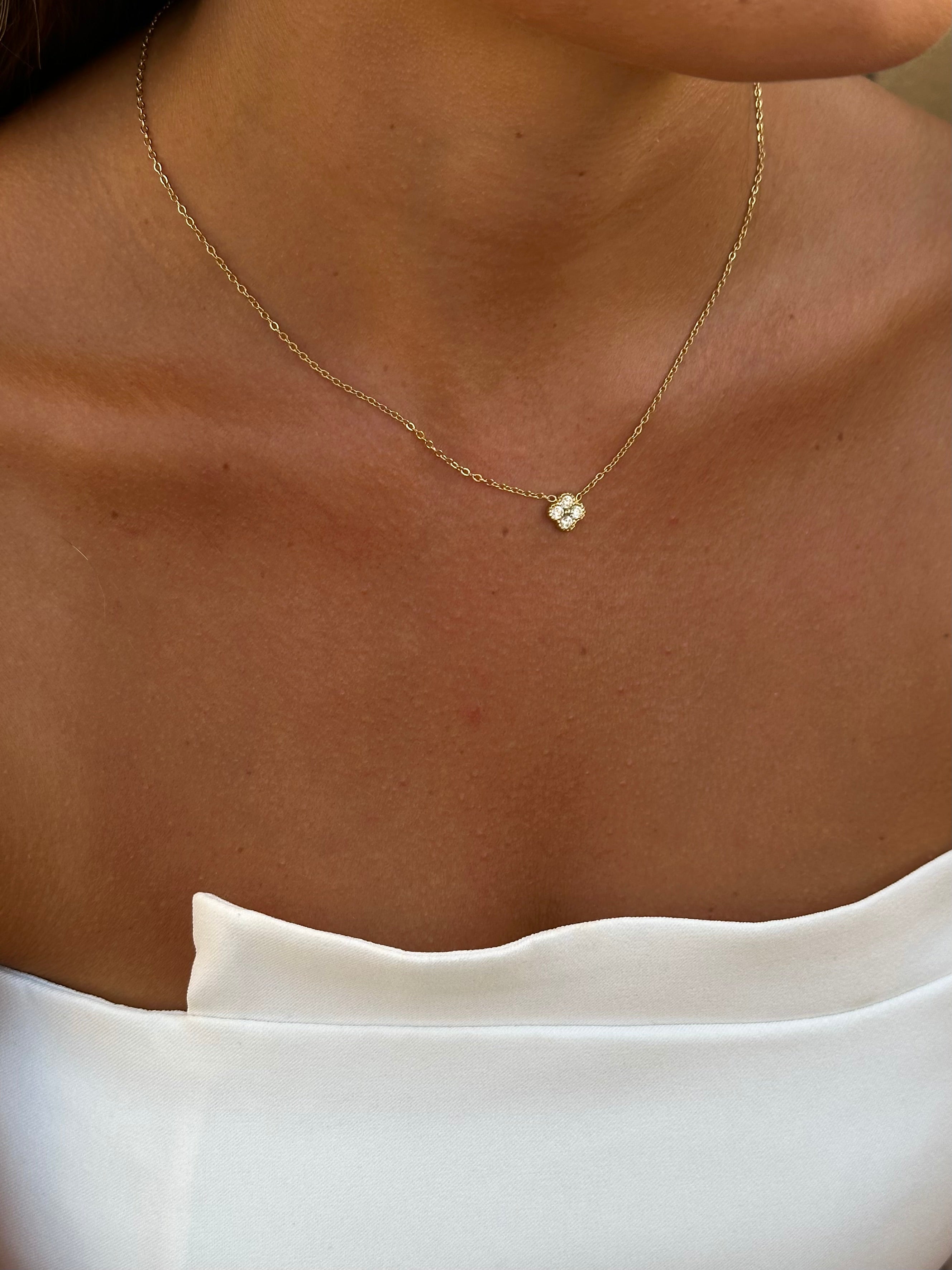 Collier trèfle