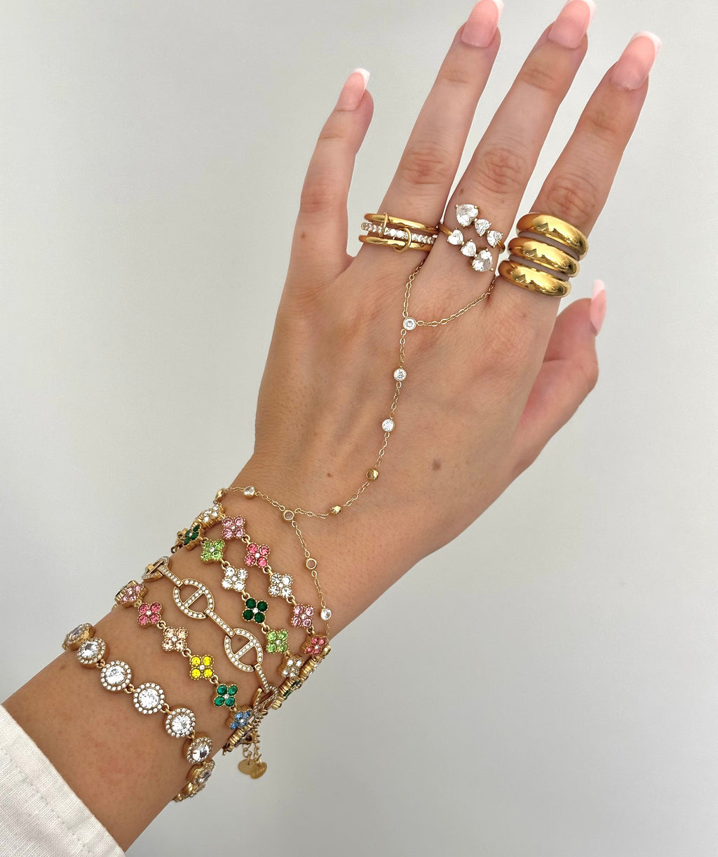 Bracelet Clover Green