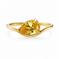 Bague Pierre Poire Yellow