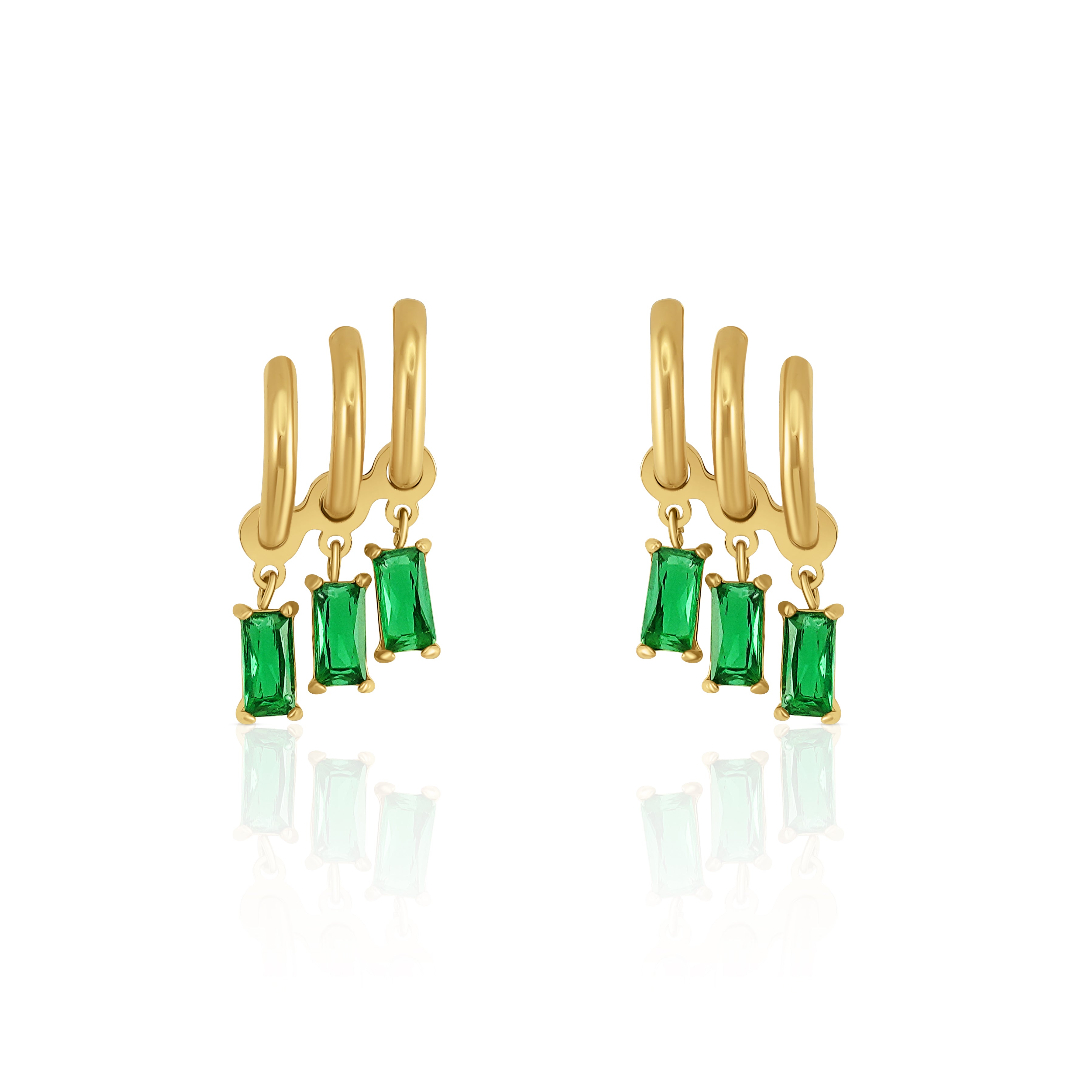 Boucles charms Green